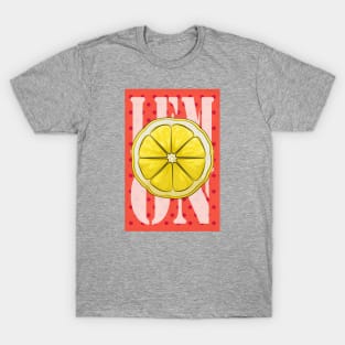 Lemon retro Poster T-Shirt